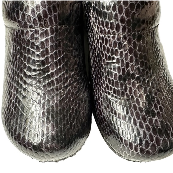 SANITA Professional Danish Clog Snakeskin Slip On Clogs Shoes Women’s US size 5 - Picture 3 of 9